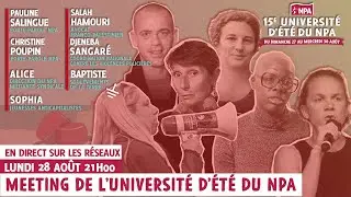 MEETING DE L'UNIVERSITÉ D'ÉTÉ DU NPA