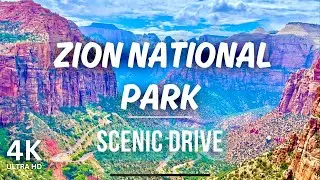 [4K] MOST Scenic Drive in the US: Utah Route 9 | ZION National Park | Relaxation