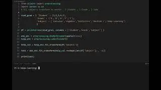 sklearn one hot encoder  simple lab