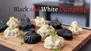Black and White Dumplings recipy made simple | 4K