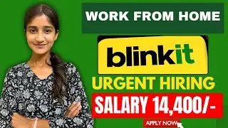 Blinkit Work From Home Jobs 2026 | Blinkit Work From Home Jobs | Blinkit Jobs | Blinkit Mass Hiring