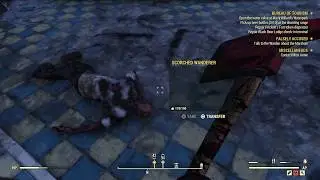 Fallout 76 - Wavy Willard's Water Park: Scorched Wanderers & Believers Fight PS4 Pro Gameplay (2018)