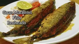 Goan Mackerel Fish Recheado | How to Make Mackerel Fish stuffed Recipe | #goanrecipe #goan