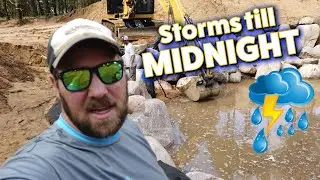 STORMS TIL MIDNIGHT | Permaculture Pond | AquaVlog #30 | Wisconsin Part 9