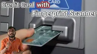 Credit card with fingerprint scanner || Samsung & Master card || Atm card with fingerprint scanner
