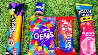 Five star gems kitkat lolipop Polo/ASMR satisfying chocolate video asmr🍫
