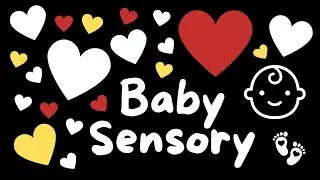 Baby Sensory Stimulation Video | Fun Music and Visual Tracking