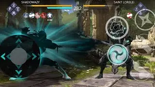 Void Warden Lv6 VS Saint Lorelei Lv6. ( Eat 5 stars do nothing 🤣👍 )