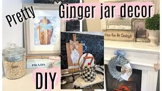 DIY PRETTY GINGER JAR DECOR | GINGER JAR DECORATING IDEAS