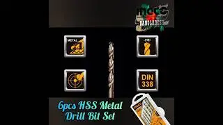 6 pcs HSS Metal Drill Bit Set - INGCO - AKDB1065