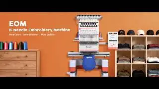 Poolin EOM 15 Needles Embroidery Machine