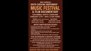 Late Night with Sharif | 2nd Annual South Carolina Indie Music Festival | Feb 2026 | Promo 2