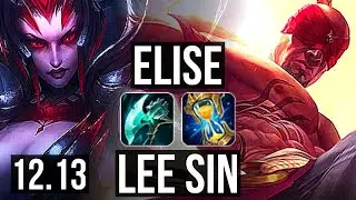 ELISE vs LEE SIN (JNG) | 7/0/10, Rank 8 Elise, Godlike | EUW Grandmaster | 12.13