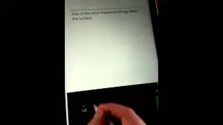 Surface Pro 3 Handwriting Recognition