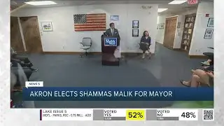 Akron elects Shammas Malik for mayor