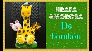 ¡JIRAFA AMOROSA! De bombón