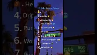 Top 10 Lil Baby Songs😈 #shorts