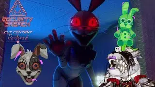 FNaF: Security Breach - Восстановлен вырезанный контент | ВАННИ РАЗБИРАЕТ ФРЕДДИ! (Часть 7)