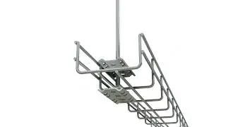 How to make an intermediate support for wire mesh tray WMT?