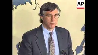 USA: WASHINGTON: US MIDDLE EAST PEACE TALKS PRESS CONFERENCE