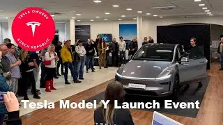 Tesla Model Y Juniper - Launch Event - Prague 2025