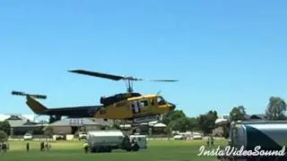 Firebombers refuelling on Coolamon oval Ellenbrtok