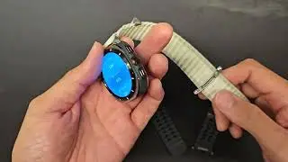 You Won't Believe How Good the White Sand Trail band & the Titanium Silver Galaxy Watch Ultra Looks!