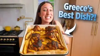 GREEK LEMON CHICKEN AND POTATOES: CHICKEN AND POTATOES IN THE OVEN