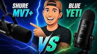 The Best USB Microphone: Shure MV7+ vs Blue Yeti