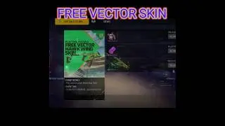 free fire new vector gun skin#shorts #freefire 😍😱