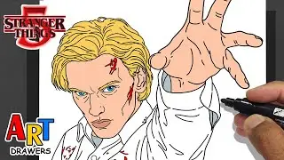 How To Draw Henry \ VECNA ( Stranger Things 5 )
