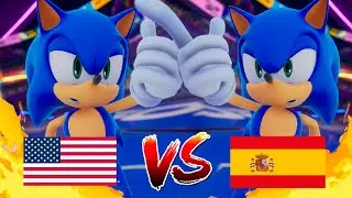 Sonic Racing Crossworlds | English vs. Spanish | Comparison Part 1 | 4K