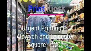 Aldwych & Leicester Square WC2 | Self-Service Printing Near Theatres & Offices