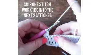 Left Handed Tutorial: how to crochet the crossed puff stitch