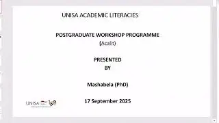 MASTERS AND Phds WORKSHOP VALIDITY OF CONCLUSIONS 17092025