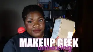 Make Up Geek Unboxing !!! | Swatch Party