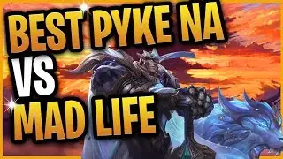 BEST PYKE NA VS MAD LIFE!!! CAN THE RANK 1 PYKE DEFEAT MADLIFE?!? PATCH 9.8