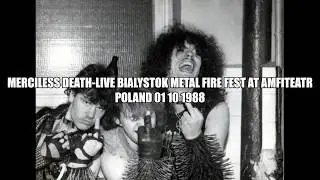 MERCILESS DEATH-Live  Bialystok Metal Fire Fest at Amfiteatr Poland 01 10 1988