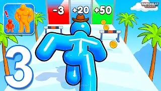 Tall Man Run - Gameplay Walkthrough Part 3 - Be Taller & Wider With Every Move (Android, iOS)
