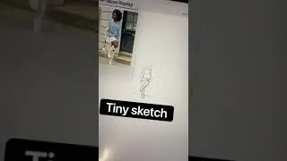 Creating Procreate Art with this Tiny Figure Drawing Trick!