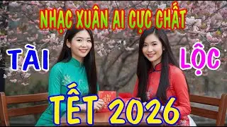 LK Nhạc Tết AI Remix Độc Lạ 2026 - Nhạc Xu&acirc;n EDM BASS TREBLE CỰC CĂNG - NGHE L&Agrave; MUỐN VỀ NH&Agrave;