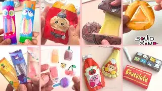 DIY Food cute paper squishy  / How to make / Easy craft ideas / Miniature craft  / Paper craft
