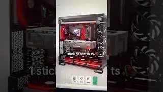 1 stick of ram in this gaming pc#buildcores #gamingpc #ram #corsair