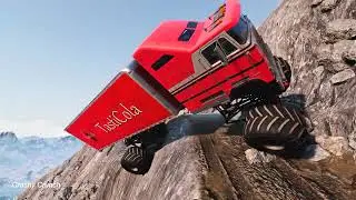Truck Cliff Drop #3 | Beamng Drive
