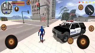 Mutant Spider Hero Flying Robot Rope Hero City Crime Rescue Battle Car Android Gameplay