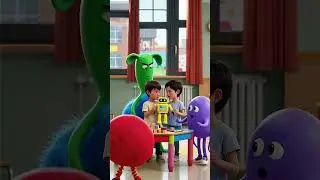 Monster Friends Fix Jealousy Drama! 👾 Heartwarming Cartoon for Kids #kidscartoon #viral #viralvideo