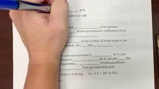 Equilibrium Constant in terms of Pressure