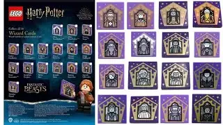 All LEGO Harry Potter Chocolate Frog Wizard Card Tiles