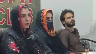 صوبائی مشیر یوتھ آفیئرز اینڈاسپورٹس مینا مجید بلوچ کی تربت پریس کلب میں پریس بریفنگ دہشتگردی کی مزمت