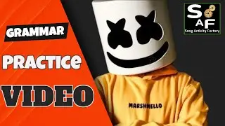 🆕Grammar Practice Video: Present Continuous! Song Activity Factory (teaching with songs)